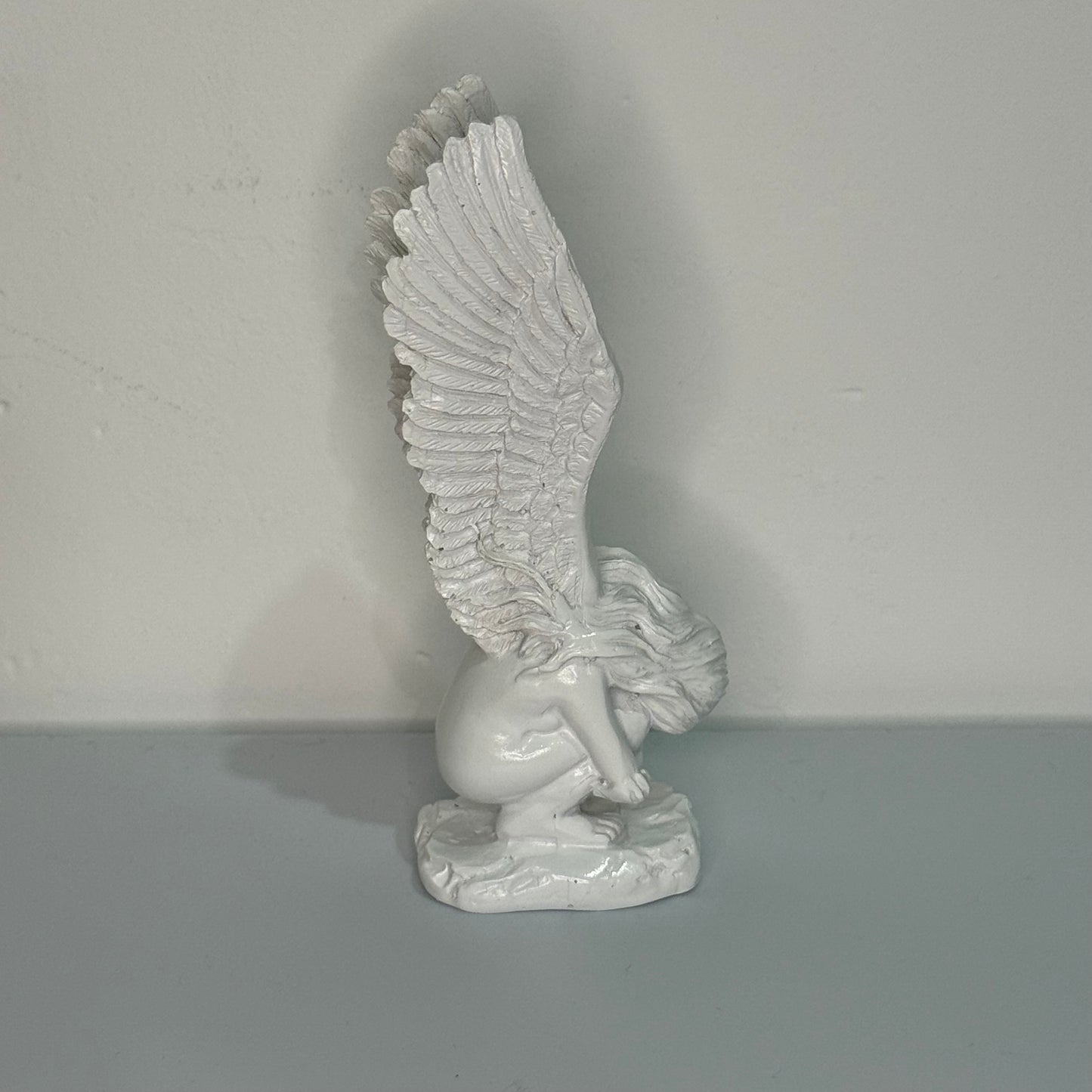 Crying Angel Resin Epoxy Sculpture