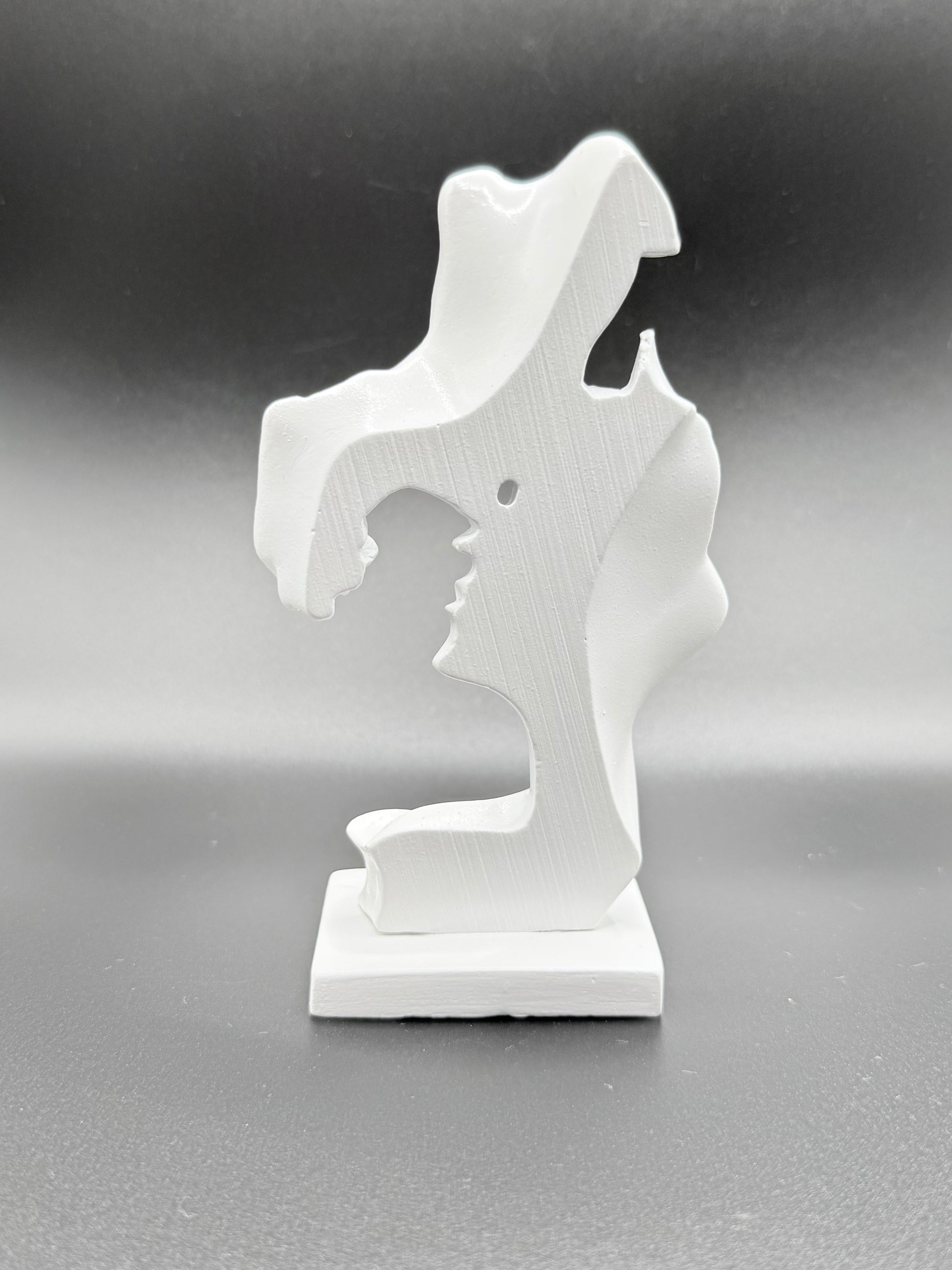 Ethereal Kiss Statue Made of Epoxy Resin