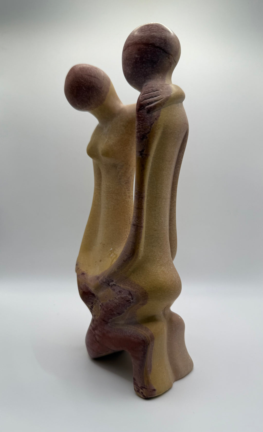 Hand-Carved Soapstone Sculpture – Unity