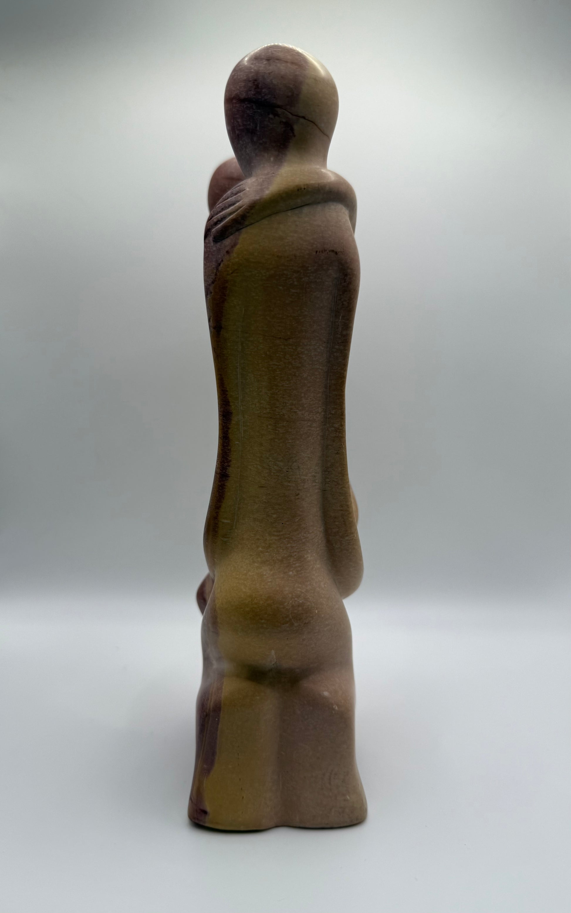 Hand-Carved Soapstone Sculpture – Unity