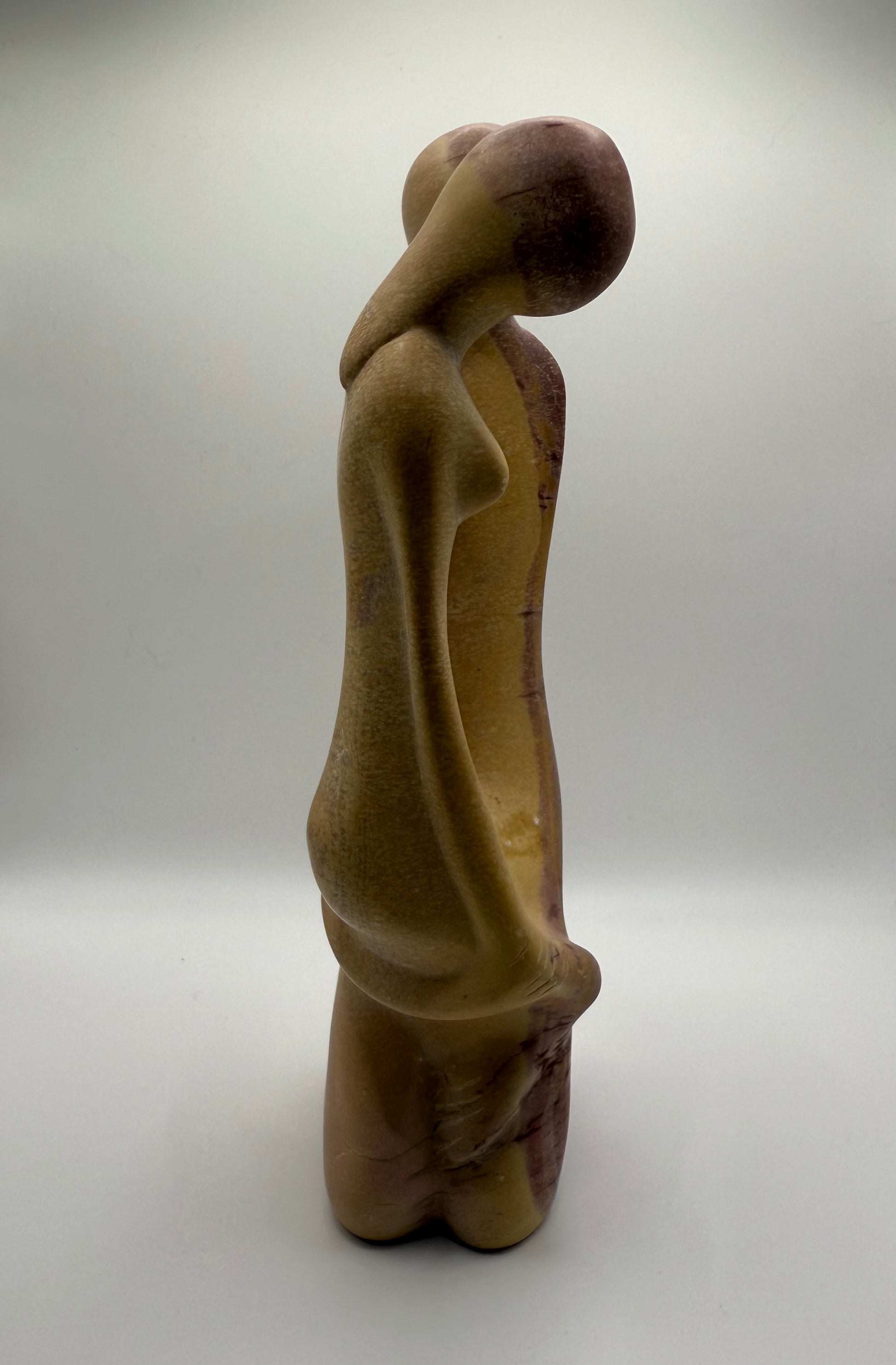 Hand-Carved Soapstone Sculpture – Unity