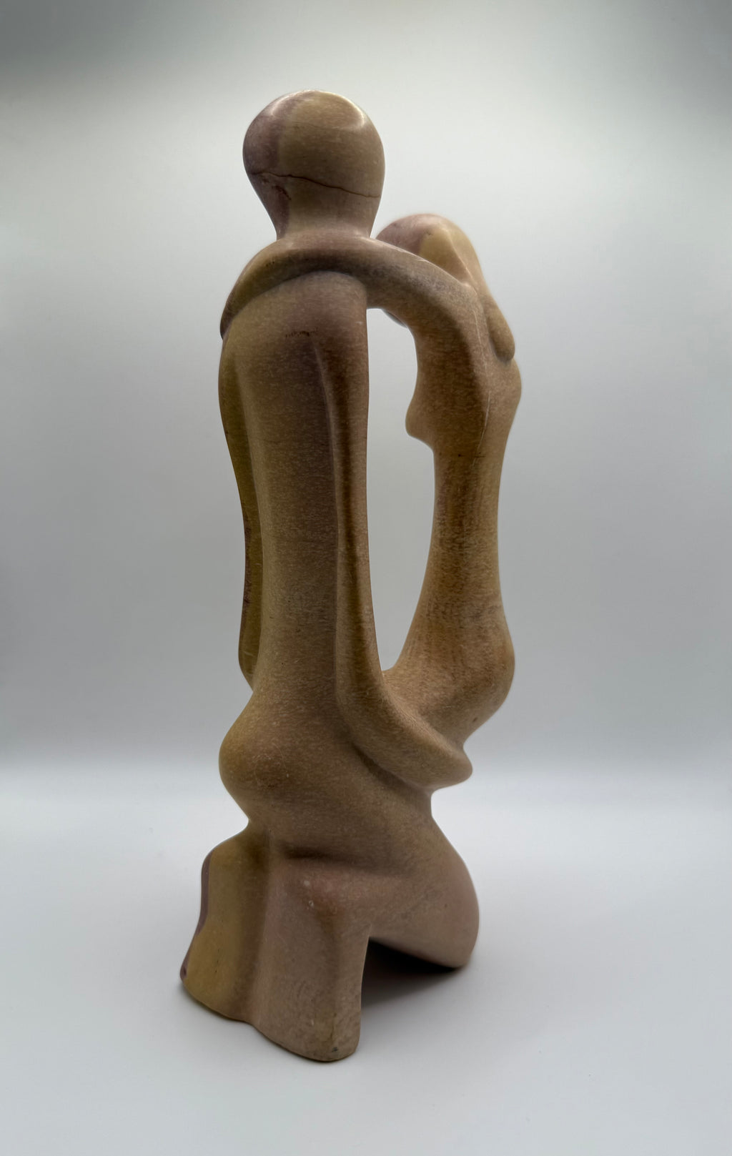 Hand-Carved Soapstone Sculpture – Unity