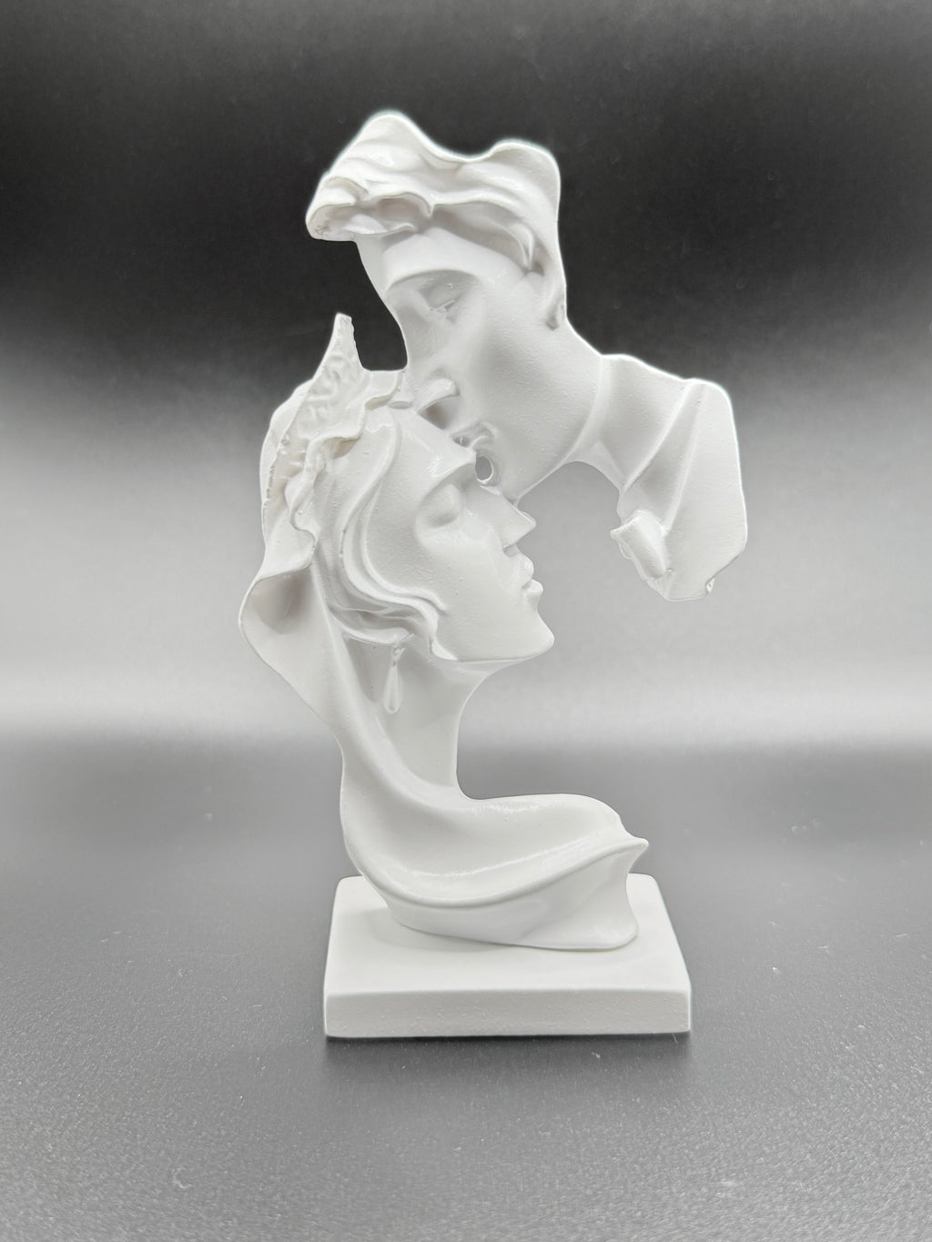 Ethereal Kiss Statue Made of Epoxy Resin