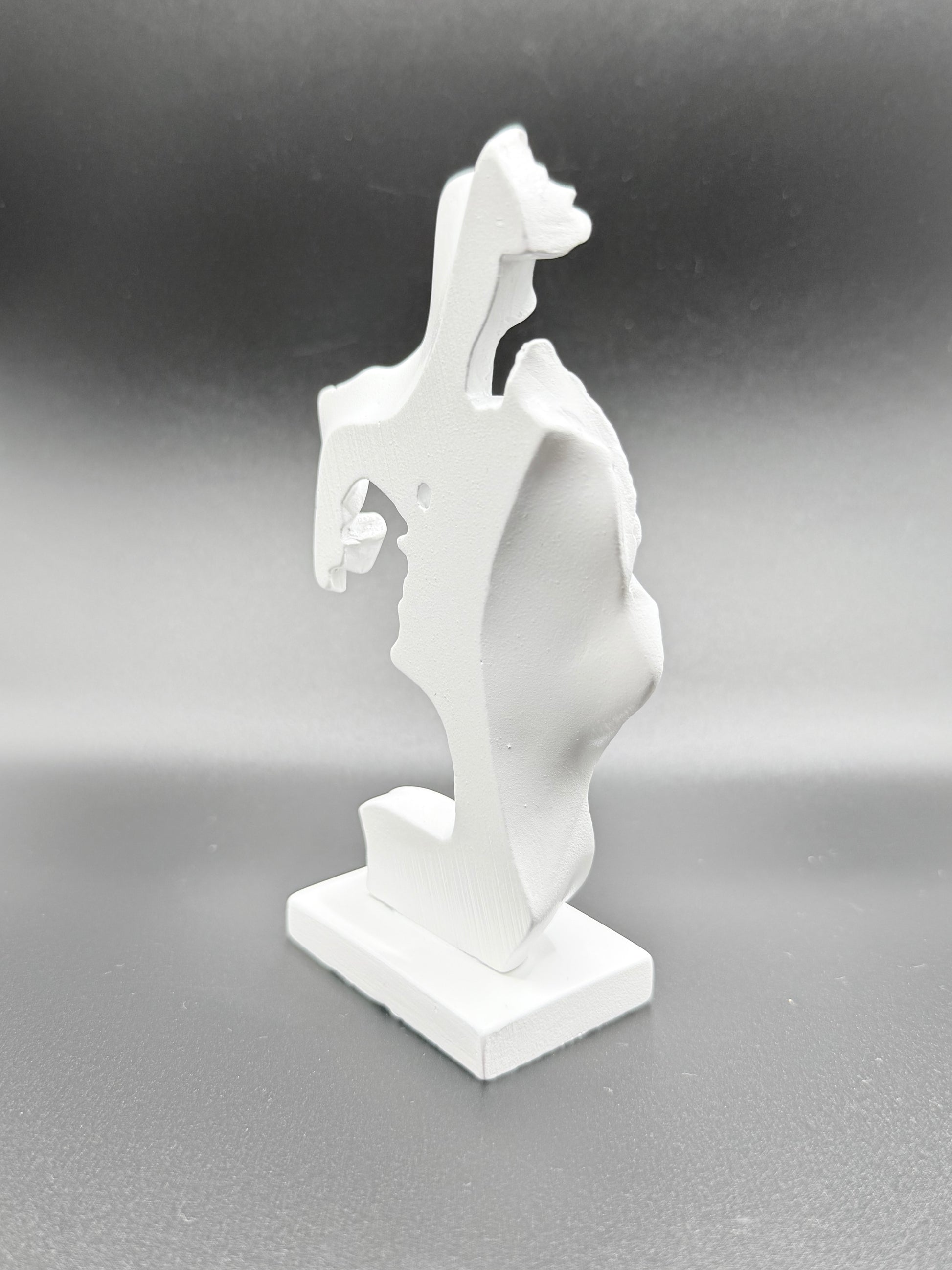 Ethereal Kiss Statue Made of Epoxy Resin
